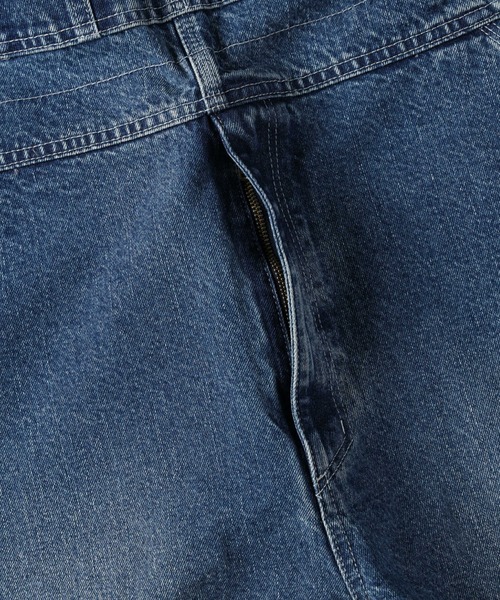 BACK NUMBER(バックナンバー)の「【BACK NUMBER】和紙デニムオーバーオール(サロペット/オーバーオール・メンズ・ライトインディゴブルー・M/S/L)」の6枚目の写真