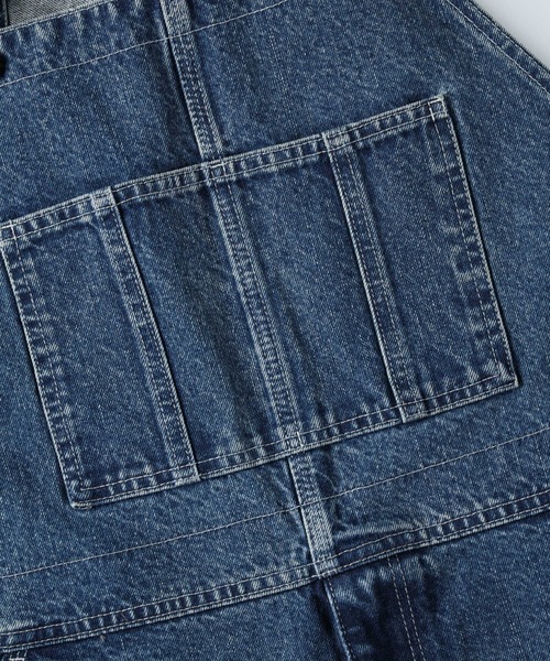 BACK NUMBER(バックナンバー)の「【BACK NUMBER】和紙デニムオーバーオール(サロペット/オーバーオール・メンズ・ライトインディゴブルー・M/S/L)」の7枚目の写真