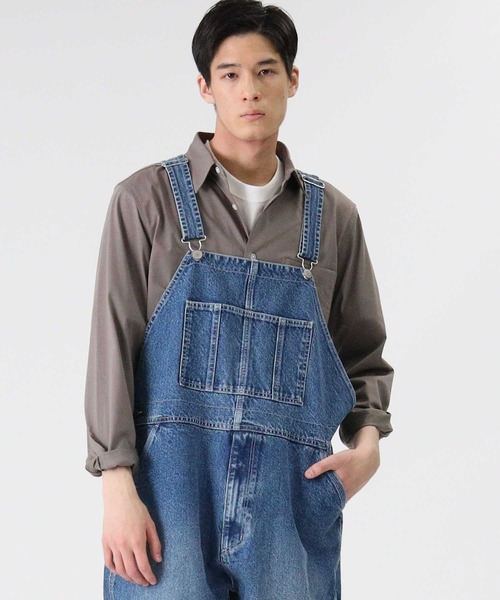 BACK NUMBER(バックナンバー)の「【BACK NUMBER】和紙デニムオーバーオール(サロペット/オーバーオール・メンズ・ライトインディゴブルー・M/S/L)」の21枚目の写真