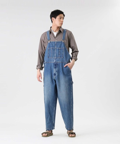 BACK NUMBER(バックナンバー)の「【BACK NUMBER】和紙デニムオーバーオール(サロペット/オーバーオール・メンズ・ライトインディゴブルー・M/S/L)」の17枚目の写真