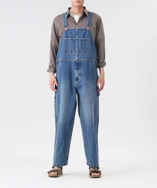 BACK NUMBER(バックナンバー)の「【BACK NUMBER】和紙デニムオーバーオール(サロペット/オーバーオール・メンズ・ライトインディゴブルー・M/S/L)」の16枚目の写真