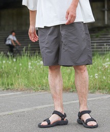 【ZIP FIVE】【ユニセックス】アウトドア 水陸両用 撥水 ナイロンテック ショートパンツ【 キャンプ / フェス / アウトドア 】