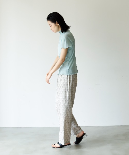 Birthday room（バースデイルーム）の「フレンチ袖シアータートル（Tシャツ/カットソー・レディース・アイボリー/ライトブルー/オレンジ・FREE）」の20枚目の写真