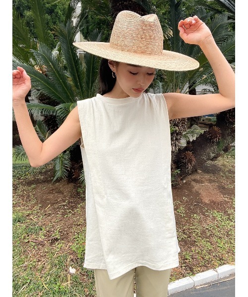 TRUNC（トランクエイティーエイト）の「Side Tack Design TOPS（その他トップス・レディース・ブラック/アイボリー/ブラウン・FREE）」の11枚目の写真