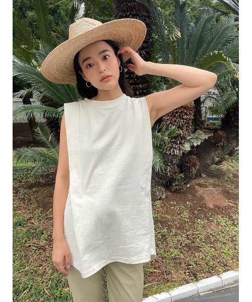 TRUNC（トランクエイティーエイト）の「Side Tack Design TOPS（その他トップス・レディース・ブラック/アイボリー/ブラウン・FREE）」の12枚目の写真