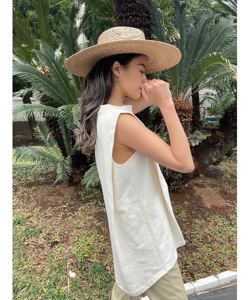 TRUNC（トランクエイティーエイト）の「Side Tack Design TOPS（その他トップス・レディース・ブラック/アイボリー/ブラウン・FREE）」の13枚目の写真