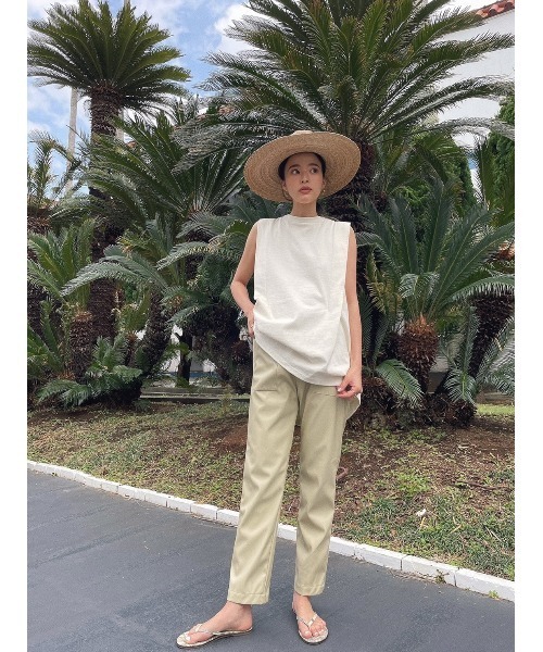 TRUNC（トランクエイティーエイト）の「Side Tack Design TOPS（その他トップス・レディース・ブラック/アイボリー/ブラウン・FREE）」の14枚目の写真