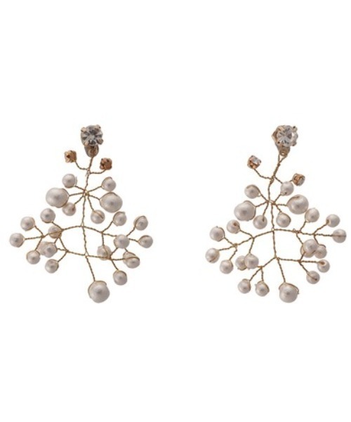 WILLSELECTION(ウィルセレクション)の「カスミソウピアス(イヤリング・レディース・オフホワイト・FREE)」の1枚目の写真