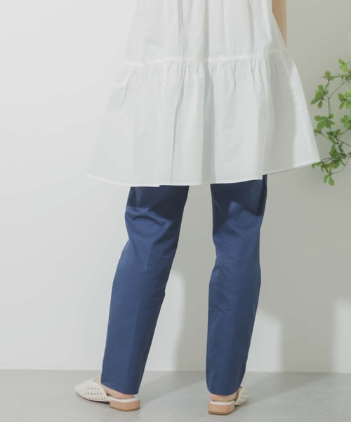 SENSE OF PLACE by URBAN RESEARCH（センスオブプレイスバイアーバンリサーチ）の「ストレートチノパンツ（チノパンツ・レディース・ブラウン/ネイビー/ベージュ・MEDIUM/SMALL）」の9枚目の写真