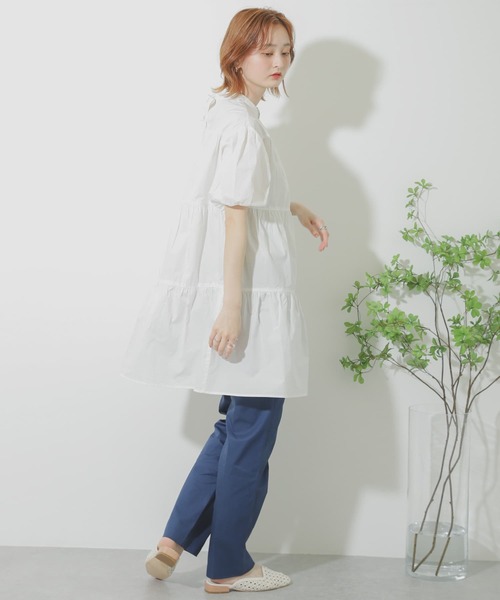 SENSE OF PLACE by URBAN RESEARCH（センスオブプレイスバイアーバンリサーチ）の「ストレートチノパンツ（チノパンツ・レディース・ブラウン/ネイビー/ベージュ・MEDIUM/SMALL）」の13枚目の写真