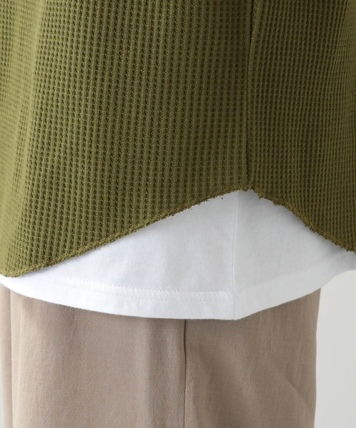 RAGEBLUE(レイジブルー)の「<ワッフルT×無地Tセット>ワッフルレイヤードTシャツ/5分袖/952953(Tシャツ/カットソー・メンズ・ライトブルー/オリーブ/その他19/ベージュ系その他2・MEDIUM/LARGE)」の22枚目の写真