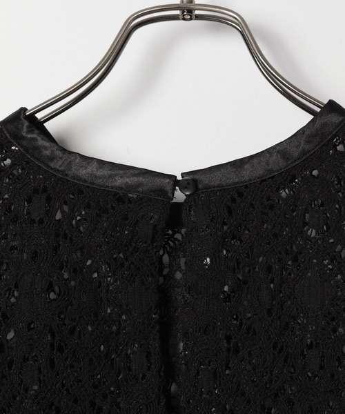 PAGEBOY（ページボーイ）の「ショートレースプルオーバー（シャツ/ブラウス・レディース・ブラック/オフホワイト・FREE）」の8枚目の写真