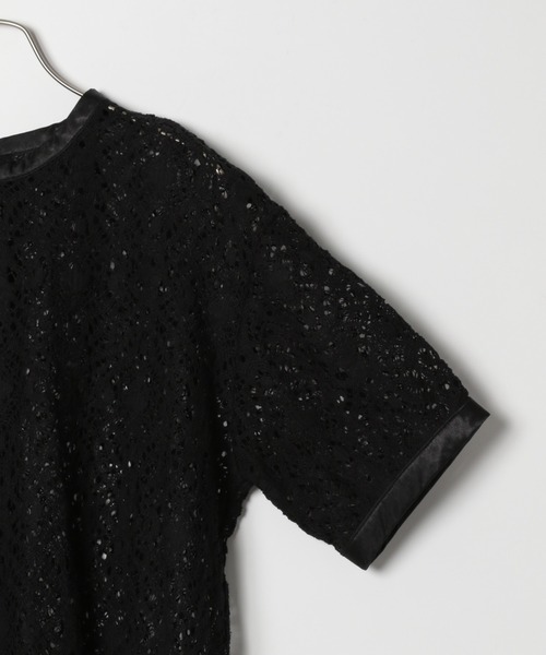 PAGEBOY（ページボーイ）の「ショートレースプルオーバー（シャツ/ブラウス・レディース・ブラック/オフホワイト・FREE）」の9枚目の写真