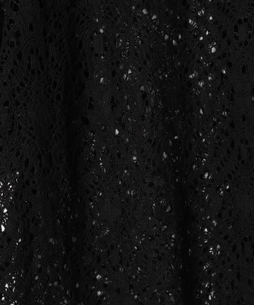 PAGEBOY（ページボーイ）の「ショートレースプルオーバー（シャツ/ブラウス・レディース・ブラック/オフホワイト・FREE）」の11枚目の写真