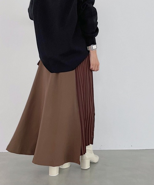 PAGEBOY（ページボーイ）の「サイドバックルキリカエスカート（スカート・レディース・ブラック/ブラウン系その他・FREE）」の7枚目の写真