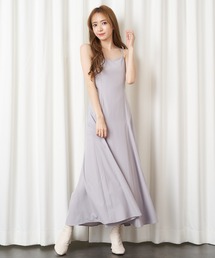 【ZOZO限定】バックレースアップキャミワンピース