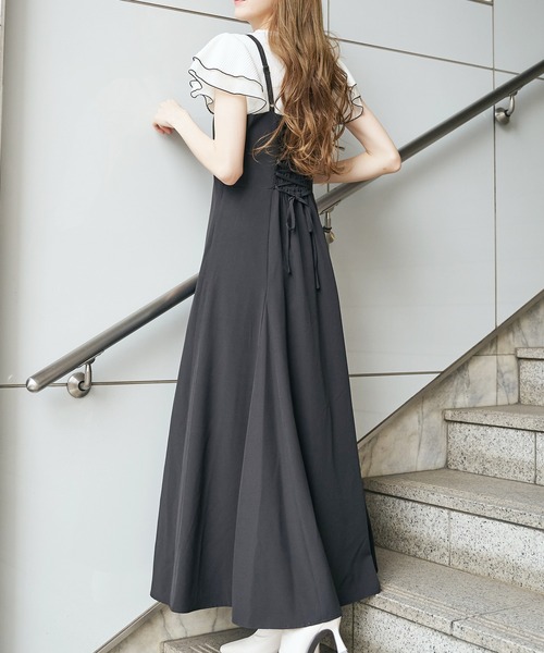 MIIA（ミーア）の「【ZOZO限定】バックレースアップキャミ