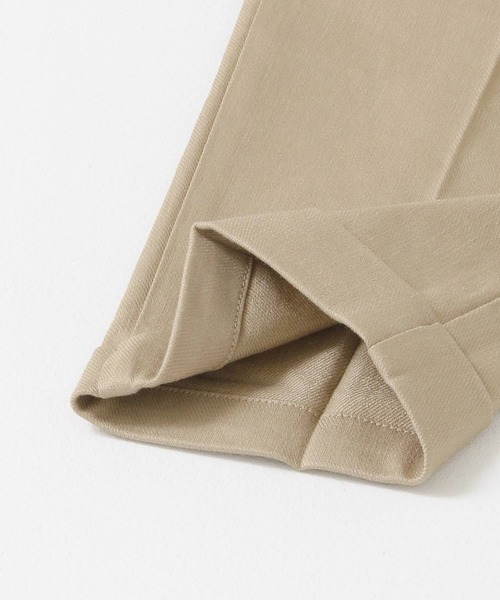 URBAN RESEARCH DOORS（アーバンリサーチドアーズ）の「リネン混テーパードイージーパンツ（その他パンツ・レディース・ブラック/ベージュ/カーキ・38/36）」の9枚目の写真