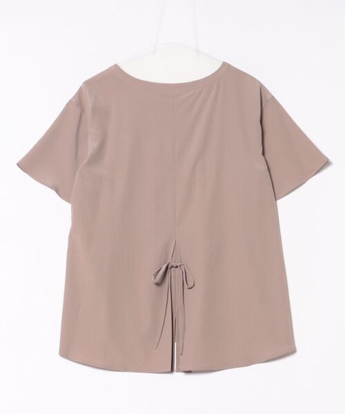 fleur by mint breeze（フルールバイミントブリーズ）の「【M~5L】バックリボン　ブラウス（シャツ/ブラウス・レディース・ネイビー/ブラウン・5L/4L/LL/3L/L/M）」の20枚目の写真