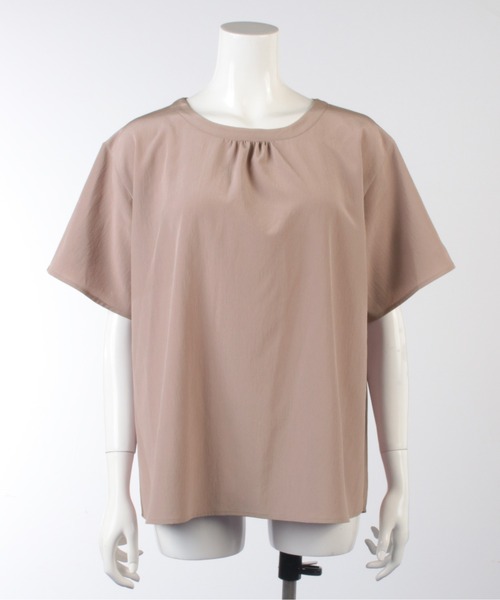 fleur by mint breeze（フルールバイミントブリーズ）の「【M~5L】バックリボン　ブラウス（シャツ/ブラウス・レディース・ネイビー/ブラウン・5L/4L/LL/3L/L/M）」の11枚目の写真