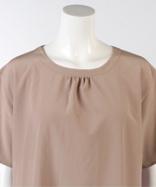 fleur by mint breeze（フルールバイミントブリーズ）の「【M~5L】バックリボン　ブラウス（シャツ/ブラウス・レディース・ネイビー/ブラウン・5L/4L/LL/3L/L/M）」の14枚目の写真