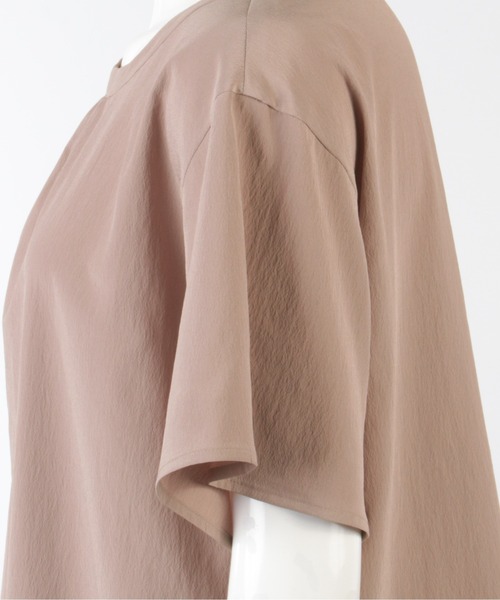 fleur by mint breeze（フルールバイミントブリーズ）の「【M~5L】バックリボン　ブラウス（シャツ/ブラウス・レディース・ネイビー/ブラウン・5L/4L/LL/3L/L/M）」の15枚目の写真