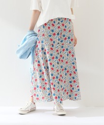 Spick & Span | フラワー*ドットプリントフレアースカート2◆(スカート)