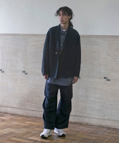 wonderland（ワンダーランド）の「TAILORED JACKET（テーラードジャケット・メンズ・オリーブ/ブルー・0/1/2）」の15枚目の写真