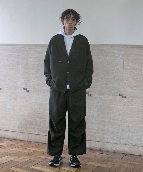 wonderland（ワンダーランド）の「TAILORED JACKET（テーラードジャケット・メンズ・オリーブ/ブルー・0/1/2）」の5枚目の写真