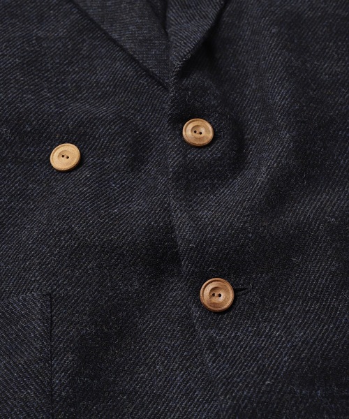 wonderland（ワンダーランド）の「TAILORED JACKET（テーラードジャケット・メンズ・オリーブ/ブルー・0/1/2）」の14枚目の写真