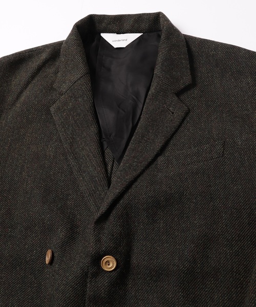 wonderland（ワンダーランド）の「TAILORED JACKET（テーラードジャケット・メンズ・オリーブ/ブルー・0/1/2）」の4枚目の写真