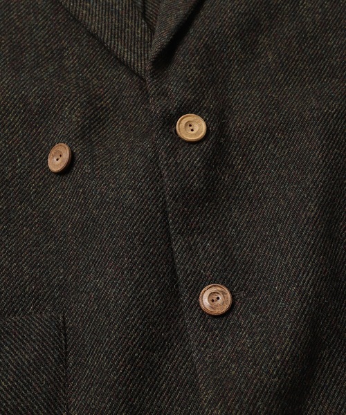 wonderland（ワンダーランド）の「TAILORED JACKET（テーラードジャケット・メンズ・オリーブ/ブルー・0/1/2）」の13枚目の写真