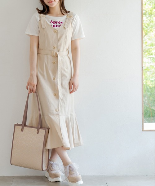 OLIVE des OLIVE（オリーブデオリーブ）の「【WEB限定】ジャガードトートバッグ（トートバッグ・レディース・ライトグレー/ベージュ/ピンク/オフホワイト・FREE）」の15枚目の写真