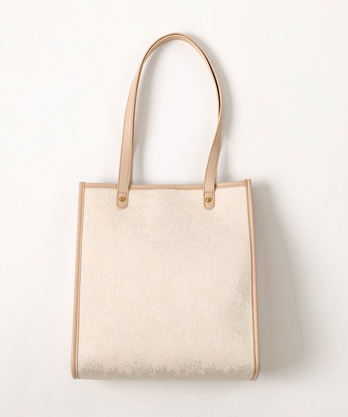 OLIVE des OLIVE（オリーブデオリーブ）の「【WEB限定】ジャガードトートバッグ（トートバッグ・レディース・ライトグレー/ベージュ/ピンク/オフホワイト・FREE）」の10枚目の写真