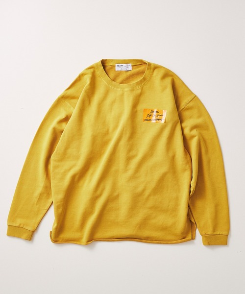 JOURNAL STANDARD relume（ジャーナルスタンダード　レリューム）の「CALIFORNIA スリット オーバーサイズスウェット（スウェット・メンズ・ブラック/ベージュ/ネイビー/イエロー/グリーン・M/L）」の19枚目の写真