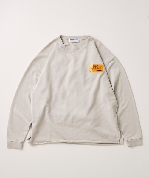 JOURNAL STANDARD relume（ジャーナルスタンダード　レリューム）の「CALIFORNIA スリット オーバーサイズスウェット（スウェット・メンズ・ブラック/ベージュ/ネイビー/イエロー/グリーン・M/L）」の11枚目の写真