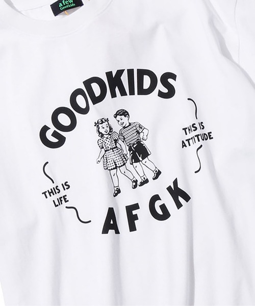 ROOPTOKYO（ループトウキョウ）の「A FEW GOOD KIDS/アフューグッドキッズ GOOD COUPLE TEE レトロロゴ グラフィック Tシャツ（Tシャツ/カットソー・メンズ・ホワイト/ベージュ・M/L/XL）」の18枚目の写真