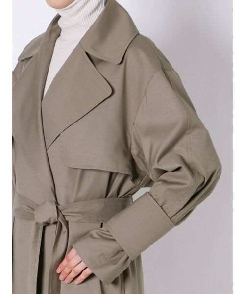 LAGUNAMOON（ラグナムーン）の「ステンカラートレンチコート（その他アウター・レディース・ベージュ/ブラウン・SMALL/MEDIUM）」の21枚目の写真