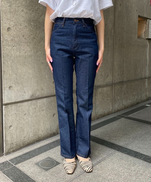 Wrangler(ラングラー)の「【Wrangler/ラングラー】センプレフレアデニム(デニムパンツ・レディース・インディゴブルー・S/XS)」の6枚目の写真