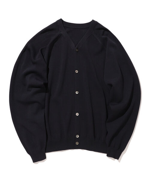 VAPORIZE(ヴェイパライズ)の「VAPORIZE / Easy Knit 2WAY Cardigan(カーディガン/ボレロ・メンズ・ヘザーグレー/ネイビー・MEDIUM/SMALL/LARGE)」の11枚目の写真