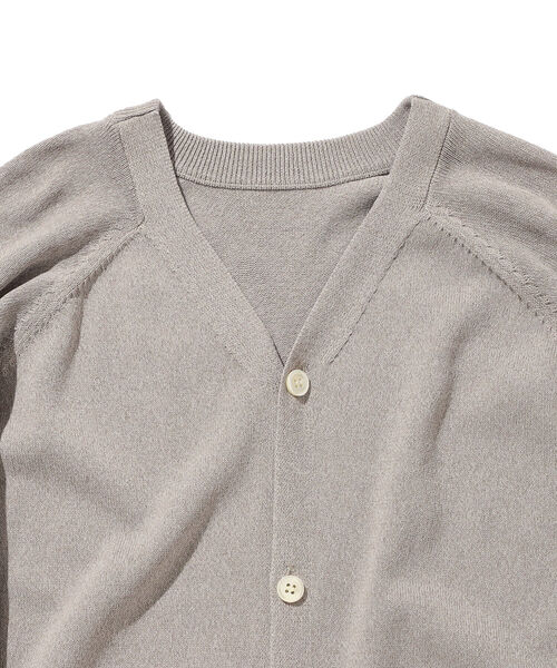 VAPORIZE(ヴェイパライズ)の「VAPORIZE / Easy Knit 2WAY Cardigan(カーディガン/ボレロ・メンズ・ヘザーグレー/ネイビー・MEDIUM/SMALL/LARGE)」の14枚目の写真