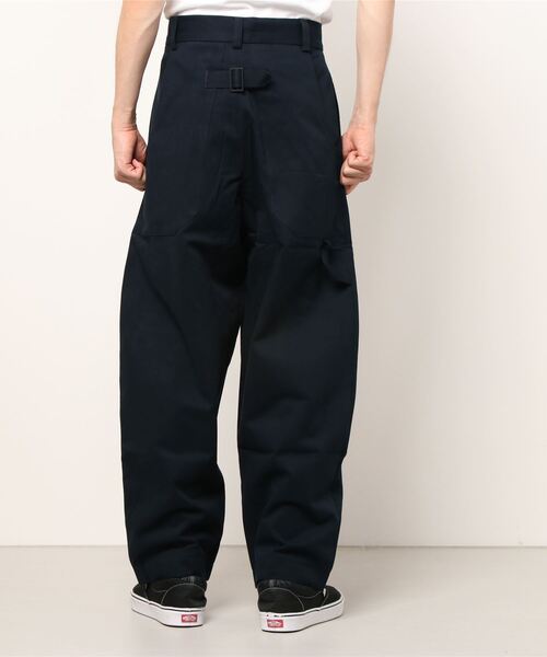 STUDIO NICHOLSON（スタジオニコルソン）の「【STUDIO NICHOLSON】 PEACHED DRILL VOLUME PANT（その他パンツ・メンズ・ダークネイビー・SMALL/X-SMALL/MEDIUM）」の5枚目の写真