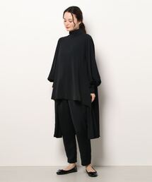 LUGIVA | スタンドネックロングブラウス(シャツ/ブラウス)