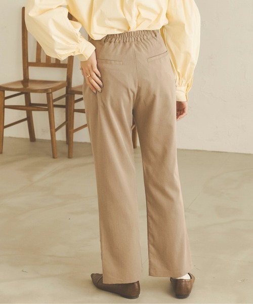 Ambre Neige(アンブルネージュ)の「サイドボタンセミフレアパンツ/【WEB/EC限定商品】(その他パンツ・レディース・ブラウン系その他/ベージュ/ライトブラウン・FREE/MEDIUM/SMALL)」の17枚目の写真