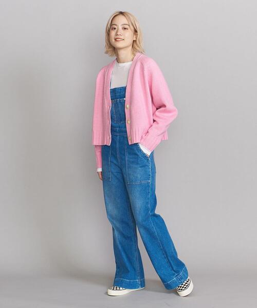 BEAUTY&YOUTH UNITED ARROWS（ビューティーアンドユースユナイテッドアローズ）の「BY 5ゲージウールショートVネック カーディガン（カーディガン/ボレロ・レディース・ピンク/ライム/ナチュラル/モカ・FREE）」の17枚目の写真