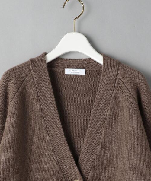 BEAUTY&YOUTH UNITED ARROWS（ビューティーアンドユースユナイテッドアローズ）の「BY 5ゲージウールショートVネック カーディガン（カーディガン/ボレロ・レディース・ピンク/ライム/ナチュラル/モカ・FREE）」の20枚目の写真
