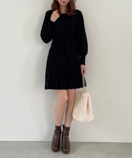 プリーツライクミニニットワンピース ワンピース Majestic Legon マジェスティックレゴン のファッション通販 Zozotown