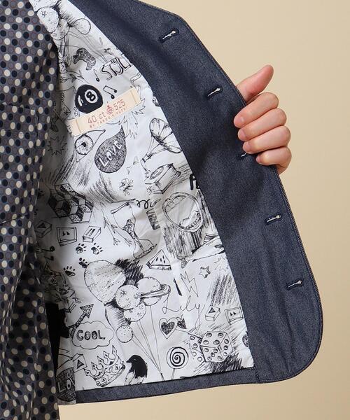 40ｃｔ＆525（フォーティーカラッツアンドゴーニーゴ）の「◆リサイクルポリエステルデニムベスト（ベスト・メンズ・ネイビー・02/03）」の4枚目の写真