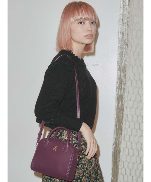 merry jenny(メリージェニー)の「bear刺繍ショルダーbag(ショルダーバッグ・レディース・ブラック/ボルドー/ベージュ・FREE)」の21枚目の写真