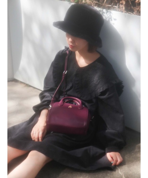 merry jenny(メリージェニー)の「bear刺繍ショルダーbag(ショルダーバッグ・レディース・ブラック/ボルドー/ベージュ・FREE)」の17枚目の写真